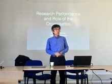 Prof Hirano presented his study on the Impact of Indirect Departments on Research Productivity