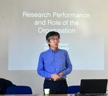 Prof Hirano presented his study on the Impact of Indirect Departments on Research Productivity