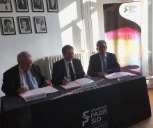 Signature de la convention de mécénat entre l’Université Paris-Sud et la FNBP